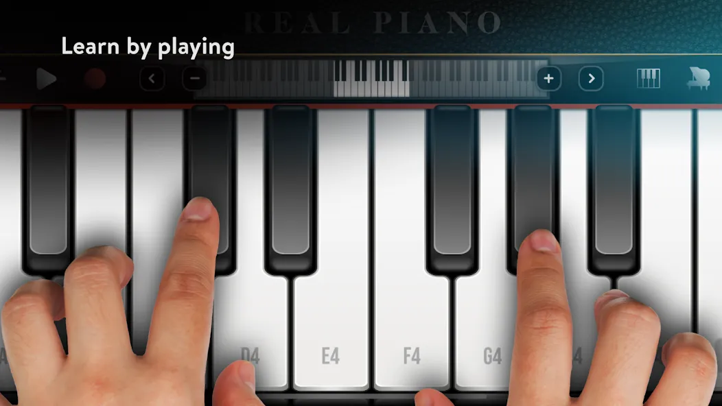 Взлом Real Piano electronic keyboard (Риал Пиано)  [МОД Бесконечные монеты] — последняя версия apk на Андроид screen 1