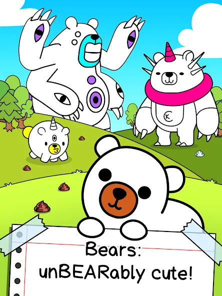 Скачать взлом Bear Evolution: Idle Clicker (Беар Эволюшн)  [МОД Unlocked] — полная версия apk на Андроид screen 5