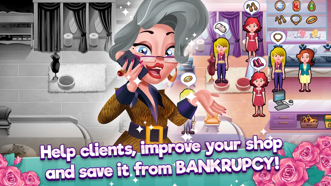 Взломанная Ellie's Wedding: Dress Shop  [МОД Unlimited Money] — полная версия apk на Андроид screen 2