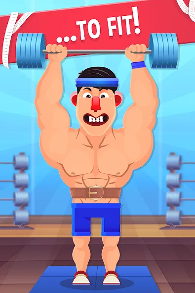 Скачать взломанную Fat No More: Sports Gym Game! (Фэт Но Море)  [МОД Меню] — стабильная версия apk на Андроид screen 2