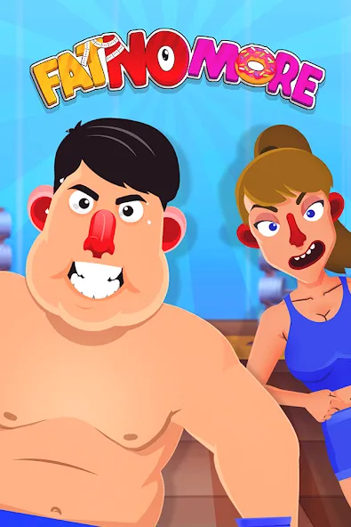 Скачать взломанную Fat No More: Sports Gym Game! (Фэт Но Море)  [МОД Меню] — стабильная версия apk на Андроид screen 5