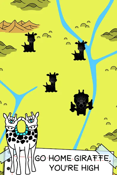 Скачать взломанную Giraffe Evolution: Idle Game (Жираф Эволюция)  [МОД Меню] — полная версия apk на Андроид screen 3