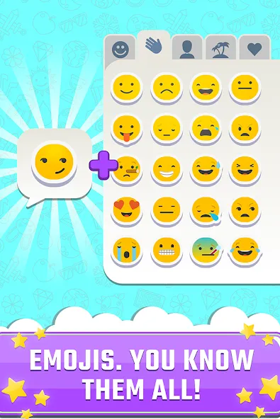 Взломанная Match The Emoji: Combine All (Мэтч Зэ Имоджи)  [МОД Много денег] — стабильная версия apk на Андроид screen 1