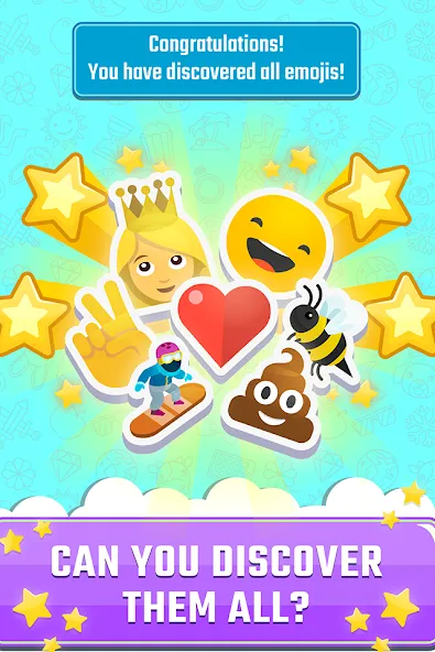 Взломанная Match The Emoji: Combine All (Мэтч Зэ Имоджи)  [МОД Много денег] — стабильная версия apk на Андроид screen 4