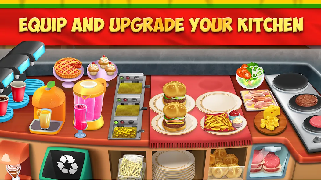 Взломанная My Burger Shop 2: Food Game (Мой Бургер Шоп 2)  [МОД Mega Pack] — стабильная версия apk на Андроид screen 4