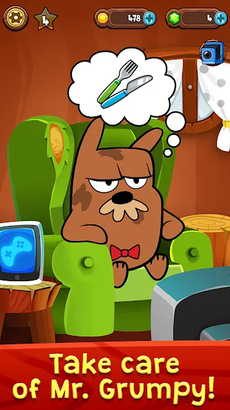 Скачать взлом My Grumpy: Funny Virtual Pet (Май Грампи)  [МОД Unlocked] — последняя версия apk на Андроид screen 1