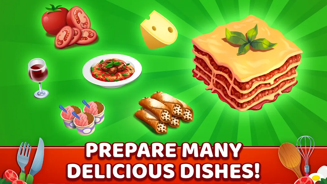 Взломанная My Pasta Shop: Cooking Game (Мой Паста Шоп)  [МОД Много денег] — последняя версия apk на Андроид screen 3