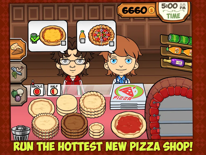 Взломанная My Pizza Shop: Management Game  [МОД Menu] — стабильная версия apk на Андроид screen 5