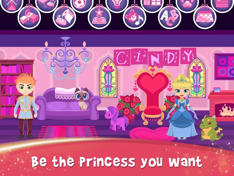 Взлом My Princess Castle: Doll Game (Мой Принцессин Замок)  [МОД Menu] — последняя версия apk на Андроид screen 1