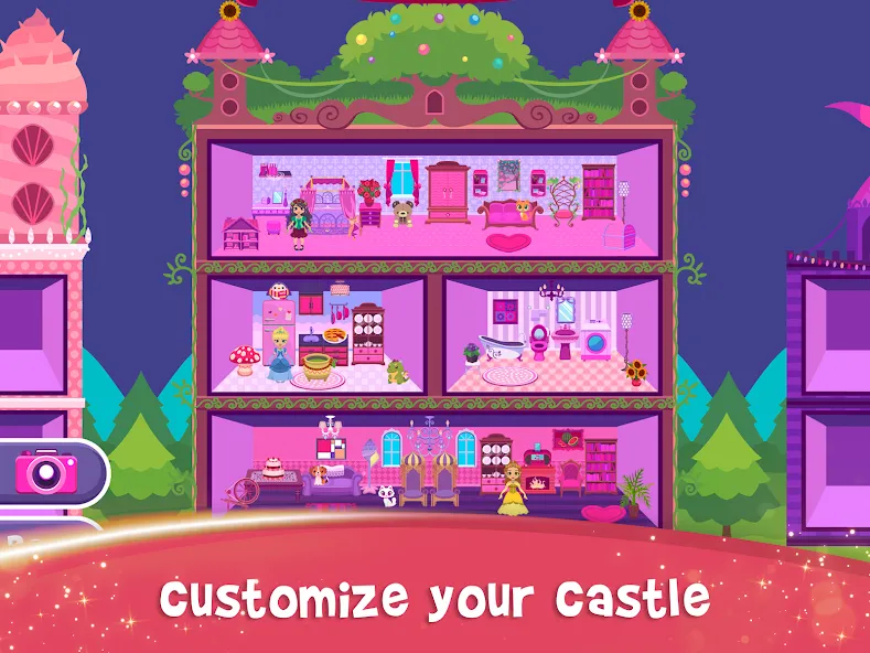 Взлом My Princess Castle: Doll Game (Мой Принцессин Замок)  [МОД Menu] — последняя версия apk на Андроид screen 3