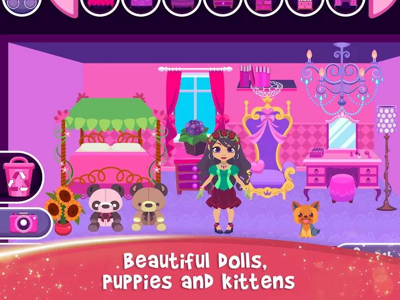 Взлом My Princess Castle: Doll Game (Мой Принцессин Замок)  [МОД Menu] — последняя версия apk на Андроид screen 4