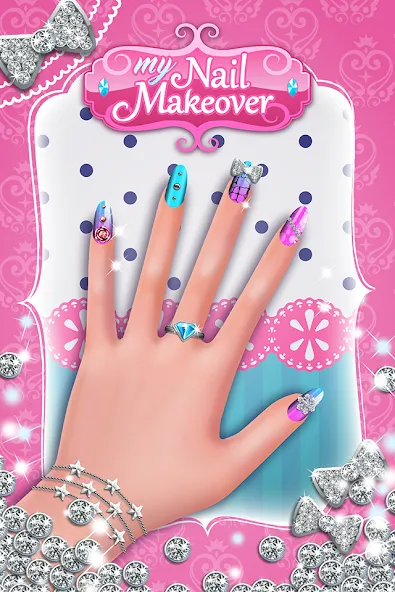 Взломанная My Nail Makeover: Nail Salon (Моя маникюрная переменка)  [МОД Unlimited Money] — последняя версия apk на Андроид screen 1