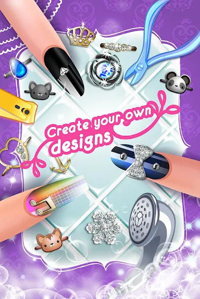 Взломанная My Nail Makeover: Nail Salon (Моя маникюрная переменка)  [МОД Unlimited Money] — последняя версия apk на Андроид screen 3