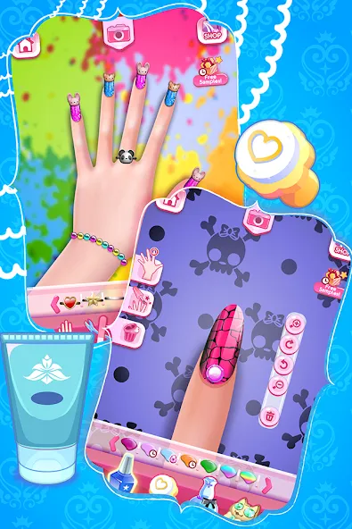 Взломанная My Nail Makeover: Nail Salon (Моя маникюрная переменка)  [МОД Unlimited Money] — последняя версия apk на Андроид screen 4