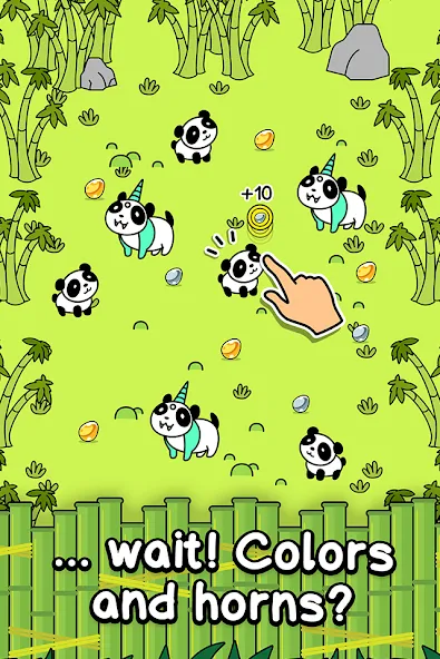 Взлом Panda Evolution: Idle Clicker (Панда Эволюция)  [МОД Много монет] — последняя версия apk на Андроид screen 2