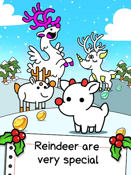 Взлом Reindeer Evolution: Idle Game (Рейндир Эволюция)  [МОД Unlimited Money] — стабильная версия apk на Андроид screen 5