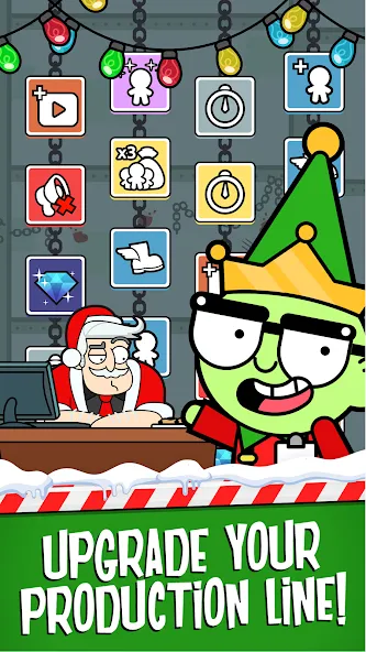 Взломанная Santa’s Capitalist Factory  [МОД Menu] — полная версия apk на Андроид screen 5