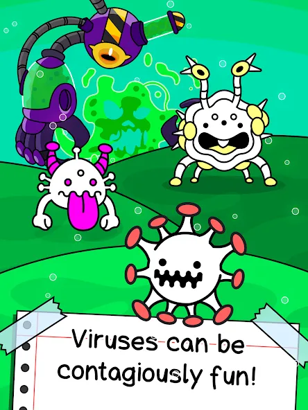 Взлом Virus Evolution: Merge Game (Вирус Эволюшн)  [МОД Много монет] — полная версия apk на Андроид screen 5