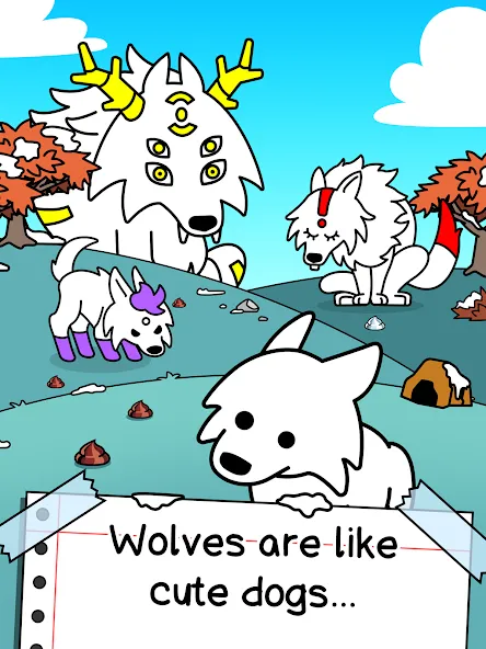 Скачать взлом Wolf Evolution: Merge Wild Dog (Вульф Эволюшн)  [МОД Mega Pack] — полная версия apk на Андроид screen 5