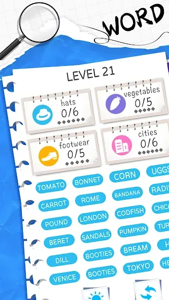 Взлом Word Sort: Association Connect (Соннект Колорс)  [МОД Много денег] — стабильная версия apk на Андроид screen 1