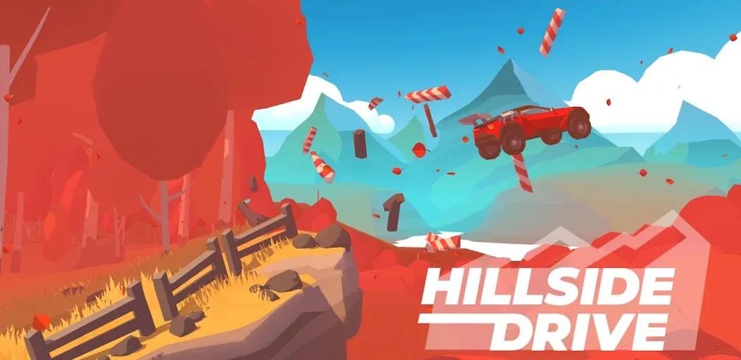 Скачать взлом Hillside Drive: car racing (Хиллсайд Драйв Рейсинг)  [МОД Бесконечные монеты] — полная версия apk на Андроид screen 1