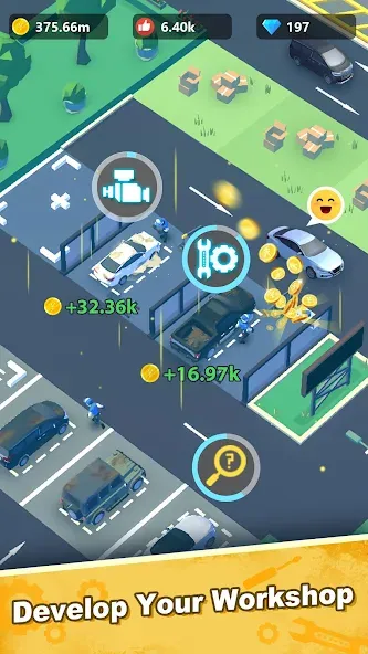 Взломанная Car Mechanic Tycoon (Кар Механик Тайкун)  [МОД Много денег] — последняя версия apk на Андроид screen 3