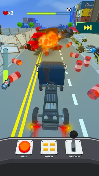 Скачать взлом Crazy Rush 3D: Race Master (Крейзи Раш 3Д)  [МОД Mega Pack] — последняя версия apk на Андроид screen 3