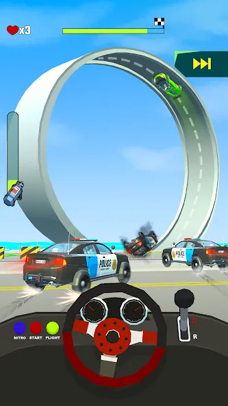 Скачать взлом Crazy Rush 3D: Race Master (Крейзи Раш 3Д)  [МОД Mega Pack] — последняя версия apk на Андроид screen 4