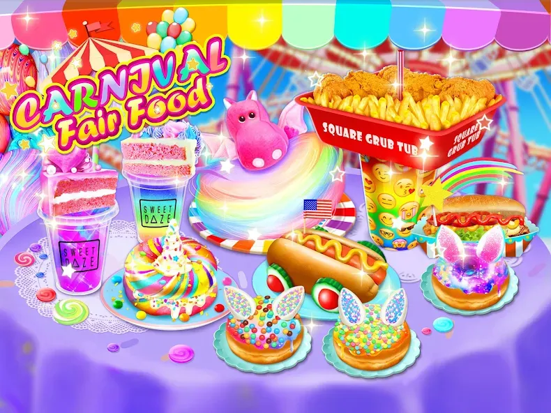 Взломанная Unicorn Chef Games for Teens (Юникорн Шеф Игры для Подростков)  [МОД Бесконечные деньги] — стабильная версия apk на Андроид screen 1