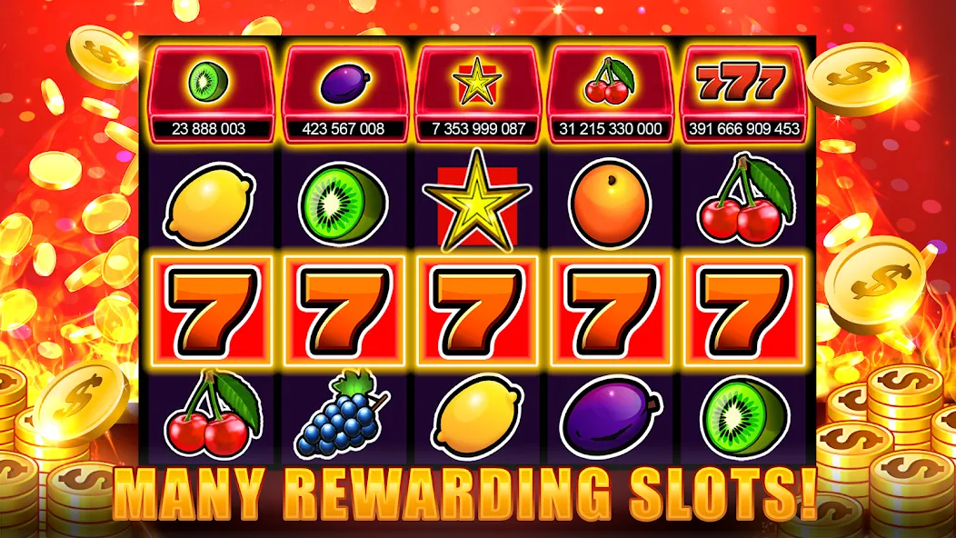 Скачать взломанную Slots 777 — Slot Machine Games  [МОД Unlocked] — последняя версия apk на Андроид screen 4