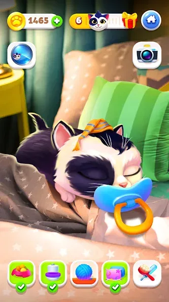 Скачать взломанную My Cat — Virtual pet simulator (Мой кот)  [МОД Все открыто] — полная версия apk на Андроид screen 3