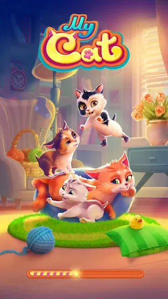 Скачать взломанную My Cat — Virtual pet simulator (Мой кот)  [МОД Все открыто] — полная версия apk на Андроид screen 5