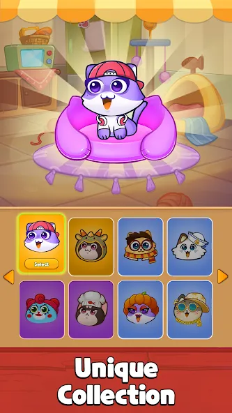 Скачать взлом Cat Sort Puzzle: Cute Pet Game  [МОД Unlimited Money] — последняя версия apk на Андроид screen 5
