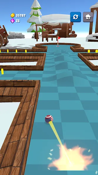 Скачать взлом Mini Golf Game — Putt Putt 3D (Мини Гольф Челлендж)  [МОД Много монет] — стабильная версия apk на Андроид screen 3