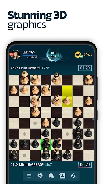 Взлом Chess Online  [МОД Бесконечные монеты] — стабильная версия apk на Андроид screen 1