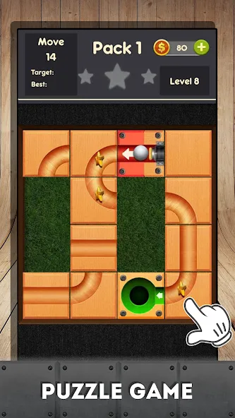 Взломанная Rolling ball — slide puzzle  [МОД Много денег] — полная версия apk на Андроид screen 4