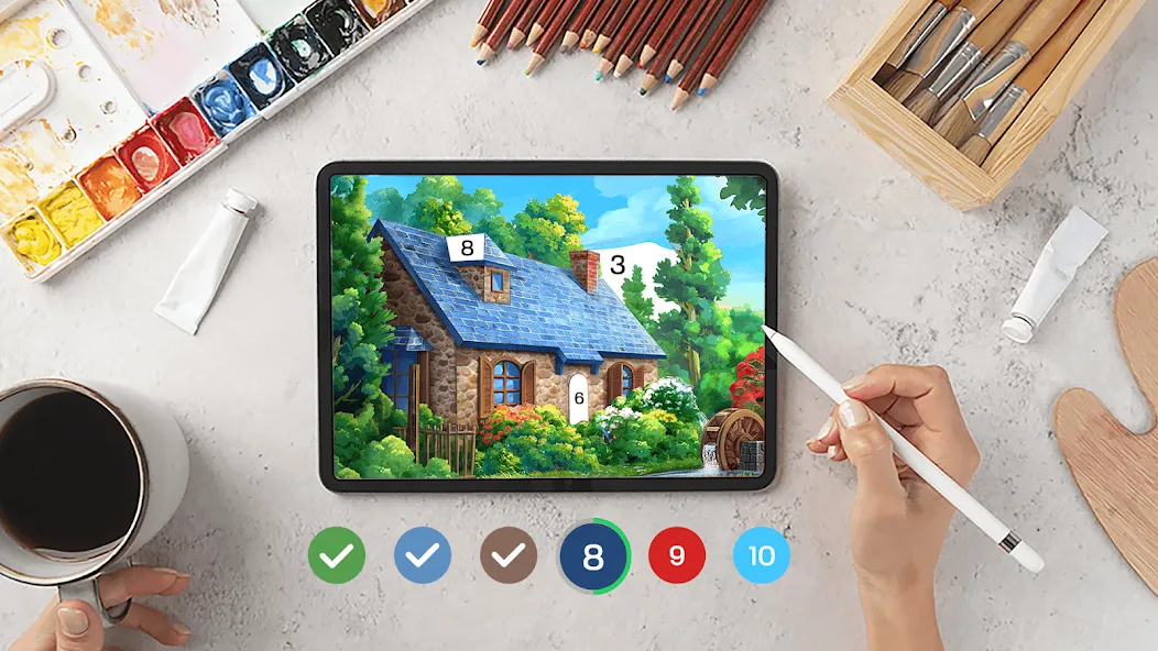 Взлом Tap Color Pro: Color By Number (Тап Колор Про)  [МОД Menu] — стабильная версия apk на Андроид screen 1