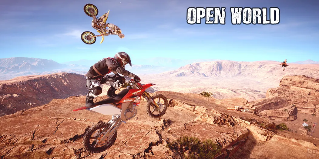 Взлом Dirt MX Bikes KTM Motocross 3D (Дирт МХ Байкс КТМ Мотокросс 3Д)  [МОД Unlocked] — полная версия apk на Андроид screen 1