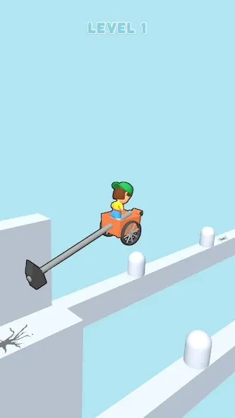 Взломанная Hammer Race 3D (Хаммер Рейс 3D)  [МОД Unlimited Money] — полная версия apk на Андроид screen 4