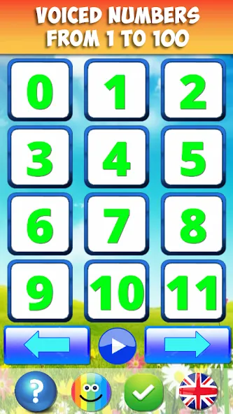 Скачать взломанную Numbers for kids 1 to 10 Math  [МОД Меню] — полная версия apk на Андроид screen 1