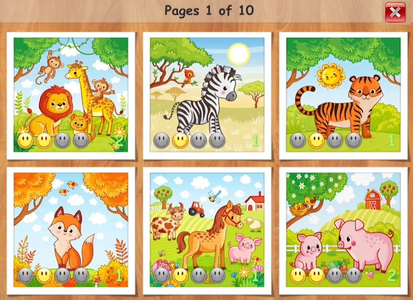 Скачать взломанную Kids puzzles — 3 and 5 years  [МОД Все открыто] — полная версия apk на Андроид screen 3