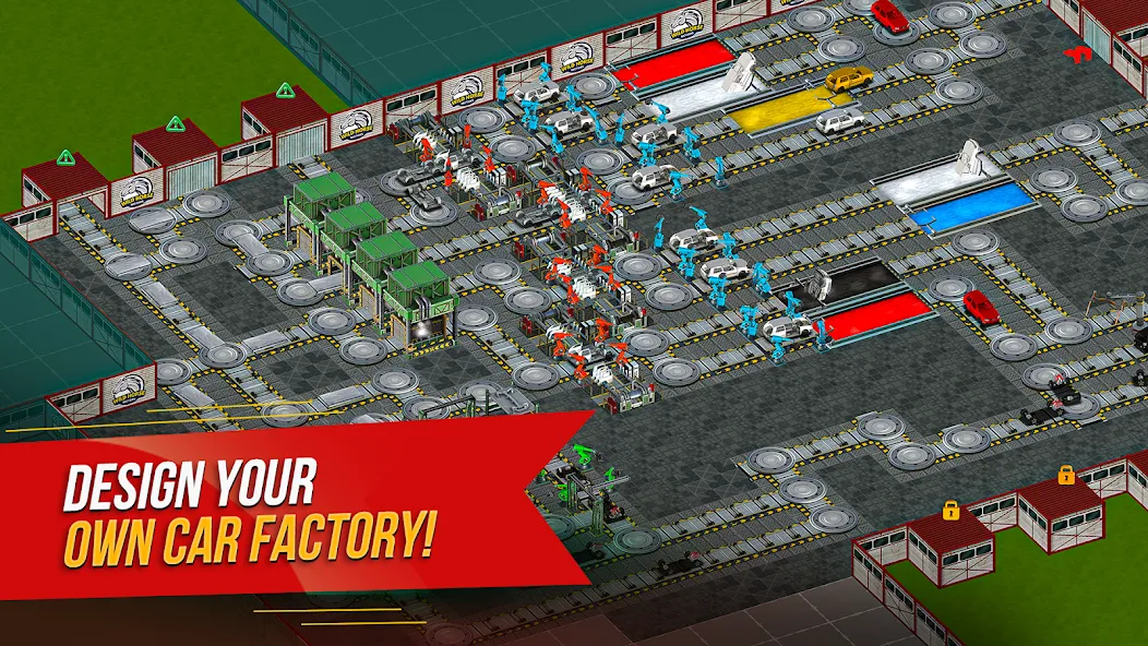 Взлом Car Factory Simulator  [МОД Меню] — полная версия apk на Андроид screen 1