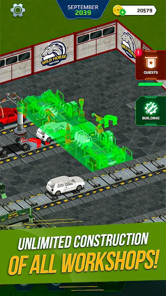 Взлом Car Factory Simulator  [МОД Меню] — полная версия apk на Андроид screen 4