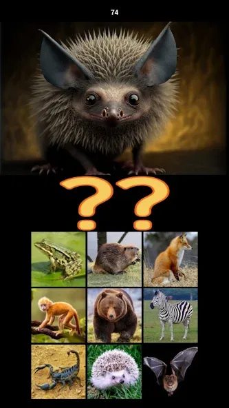 Взломанная Hybrid Animals Crazy Lab Quiz (Хибридные животные Сумасшедшая лаборатория Викторина)  [МОД Все открыто] — стабильная версия apk на Андроид screen 2