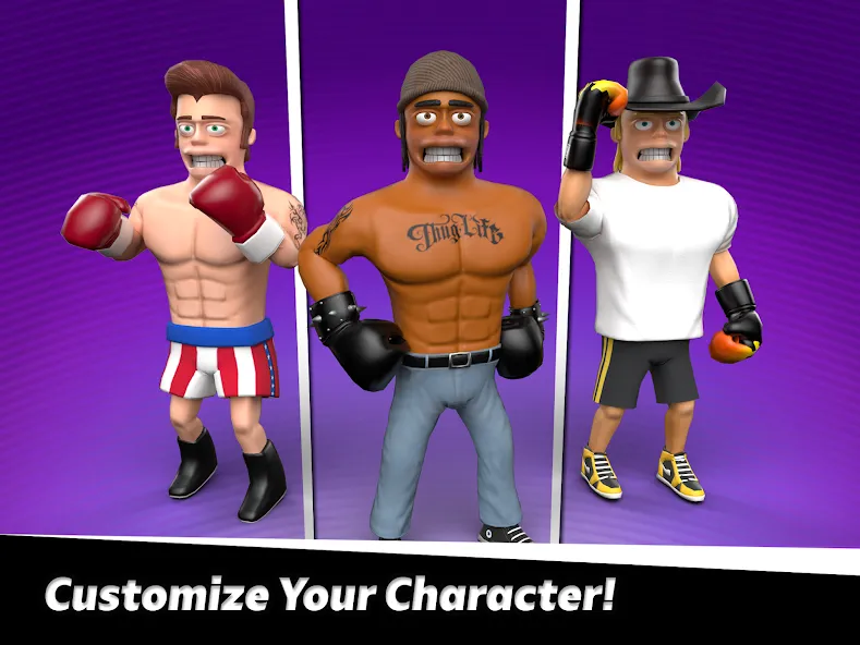 Взлом Smash Boxing: Punch Hero (Смэш Боксинг)  [МОД Mega Pack] — полная версия apk на Андроид screen 2