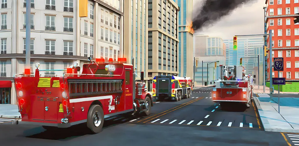 Скачать взлом Real Firefighter 3D Simulator (Реальный Пожарник 3D Симулятор)  [МОД Mega Pack] — стабильная версия apk на Андроид screen 3