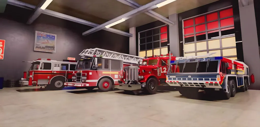 Скачать взлом Real Firefighter 3D Simulator (Реальный Пожарник 3D Симулятор)  [МОД Mega Pack] — стабильная версия apk на Андроид screen 4