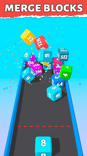 Взлом Bounce Merge 2048 Join Numbers  [МОД Бесконечные деньги] — последняя версия apk на Андроид screen 2