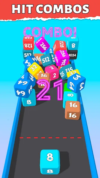 Взлом Bounce Merge 2048 Join Numbers  [МОД Бесконечные деньги] — последняя версия apk на Андроид screen 5