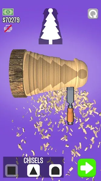 Скачать взломанную Woodturning (Вудтурнинг)  [МОД Меню] — полная версия apk на Андроид screen 1